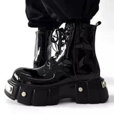 New Cyber Punk Style High Top Chunky Boots