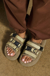 AZALEA WANG CLEVER TAN SANDAL