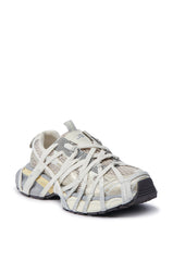 AZALEA WANG SELIE WHITE FLAT SNEAKER