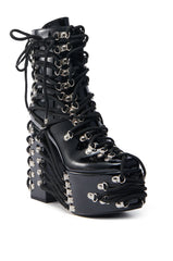 AZALEA WANG XENON BLACK CHUNKY BOOTIE