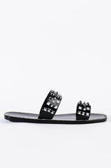 ALL DAY LONG FLAT SANDAL IN BLACK