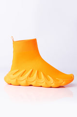 ALL YOU EVER TALK ABOUT FLAT SNEAKER ORANGE