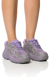 AZALEA WANG KARYN SNEAKER IN PURPLE