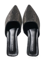 AZALEA WANG COLBY BLACK POINTED TOE FLAT