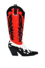 AZALEA WANG GFORCE MULTI COLORED WESTERN BOOT