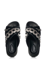 AZALEA WANG HUEY BLACK SANDAL
