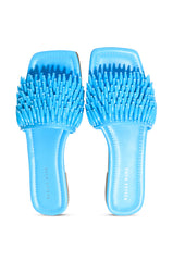 AZALEA WANG KIERA EMBELLISHED FLAT SANDAL