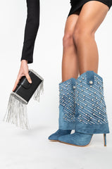 AZALEA WANG LEAVE IT ALL BEHIND STILETTO BOOTIE