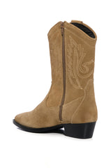 AZALEA WANG MOCO TAN WESTERN BOOT