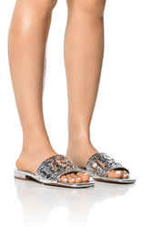 AZALEA WANG SONIA SILVER SANDAL