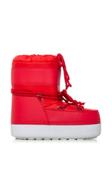 AZALEA WANG SPIFFY RED FLAT BOOTIE