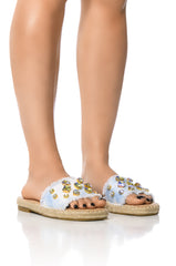 AZALEA WANG SAIRA MULTI EMBELLISHED SANDAL