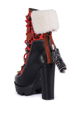 AZALEA WANG TRIGGER MULTI COLORBLOCKED BOOTIE