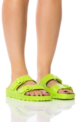 BIRKENSTOCK ARIZONA EVA ACTIVE LIME SANDAL