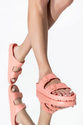 BIRKENSTOCK ARIZONA EVA CORAL PEACH SANDAL