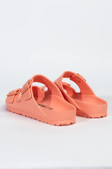BIRKENSTOCK ARIZONA EVA CORAL PEACH SANDAL