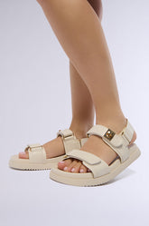 COBBER FLAT WHITE SANDAL