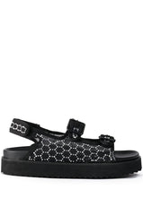 CORTA BLACK STRAP SANDAL