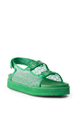 CORTA GREEN STRAP SANDAL