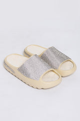 LET IT GO FLAT SANDAL IN BONE