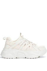BRIELLA CHUNKY SNEAKER IN BEIGE