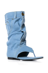 MATIE DENIM GLADIATOR SANDAL