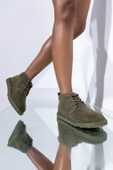 SEXY CASUAL FLAT BURNT OLIVE