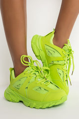 UH HUH HONEY FLAT SNEAKER LIME