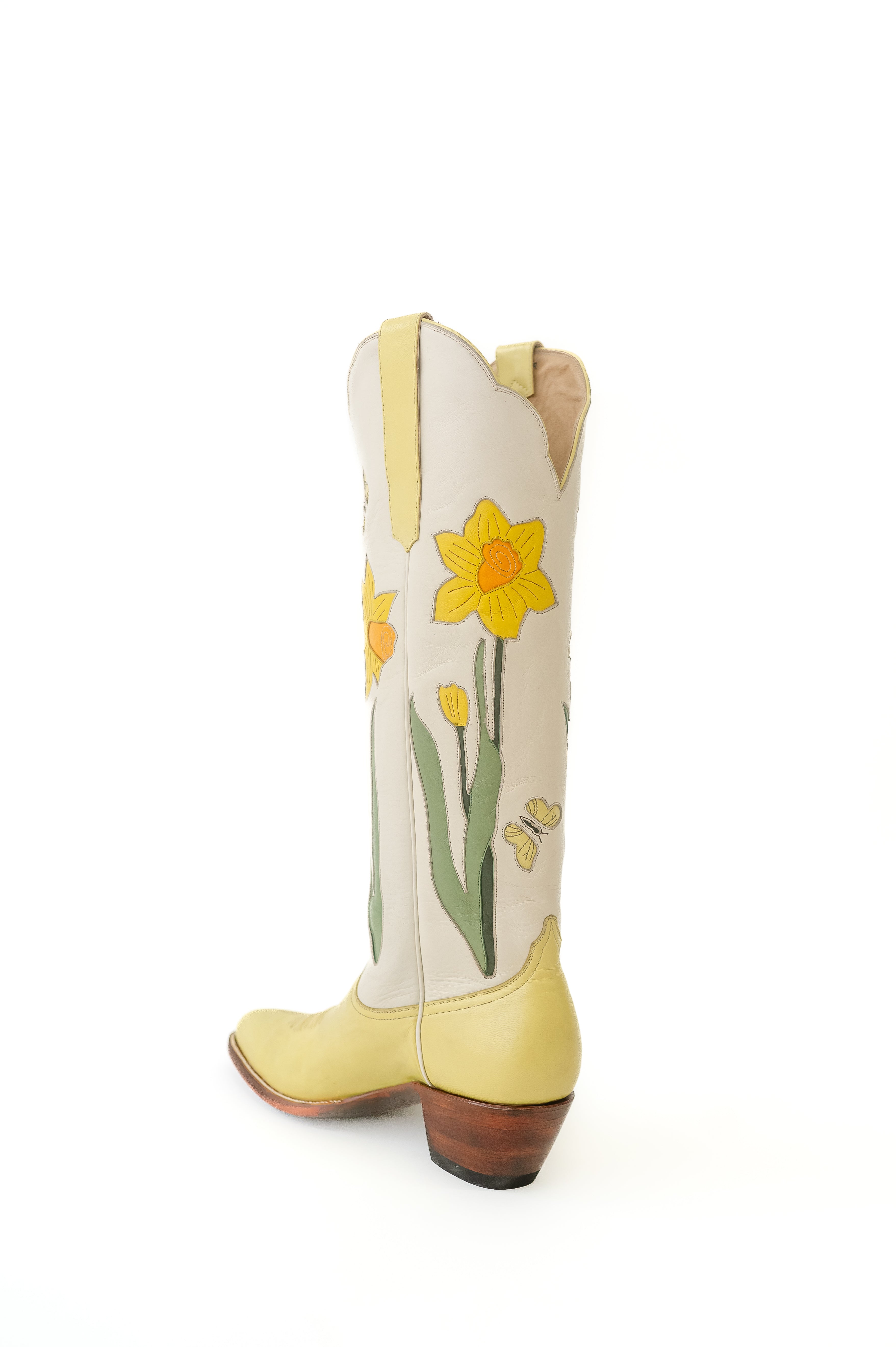 Maes Daffodil Cowgirl Boot in Yellow