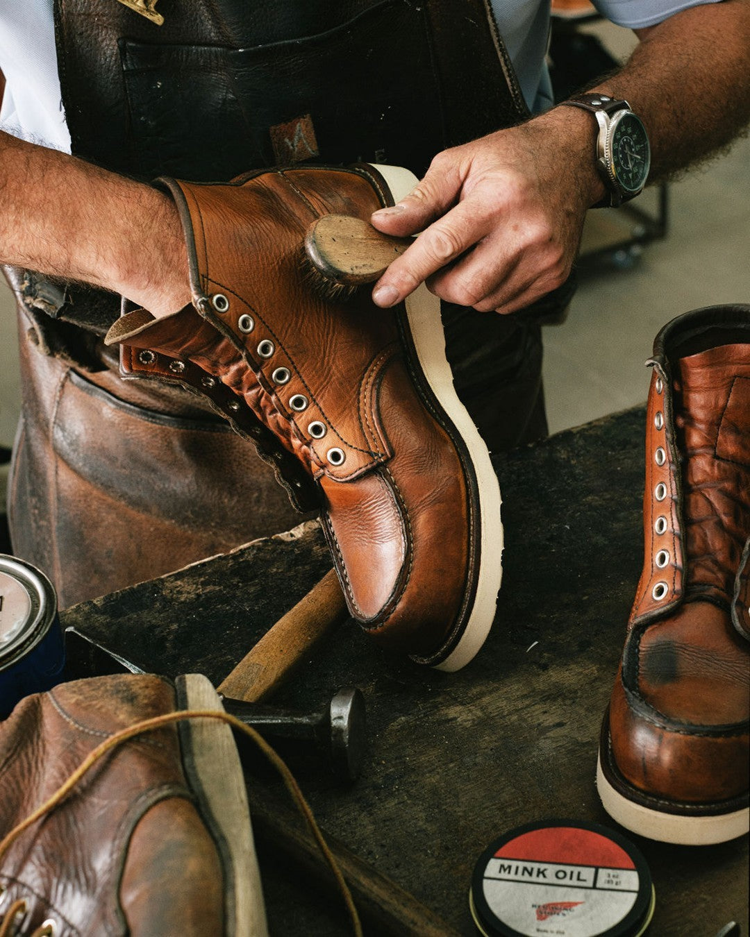 6" Classic Moc -  0875 Oro Legacy Leather Traction Tread