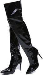 over the knee stiletto boots