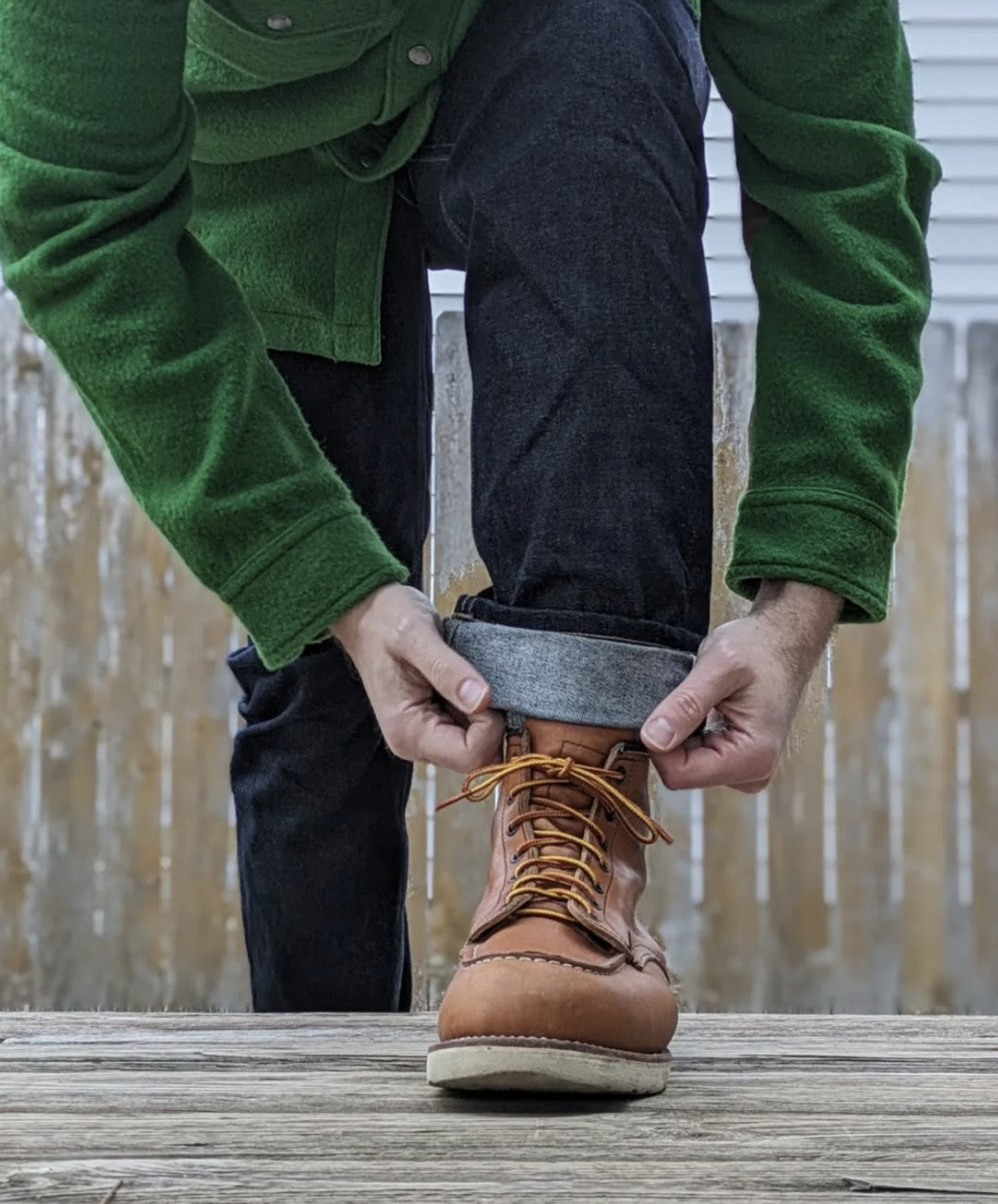 6" Classic Moc -  0875 Oro Legacy Leather Traction Tread
