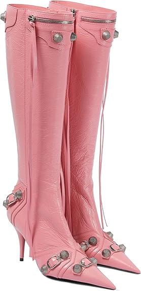 Stiletto Heel Knee High Boots