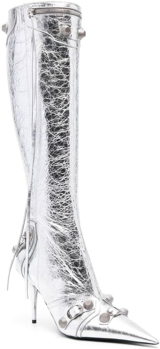 Stiletto Heel Knee High Boots
