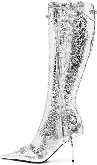 Stiletto Heel Knee High Boots