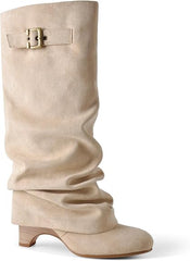 Suede Slouchy Boots