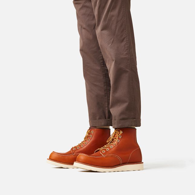 6" Classic Moc -  0875 Oro Legacy Leather Traction Tread