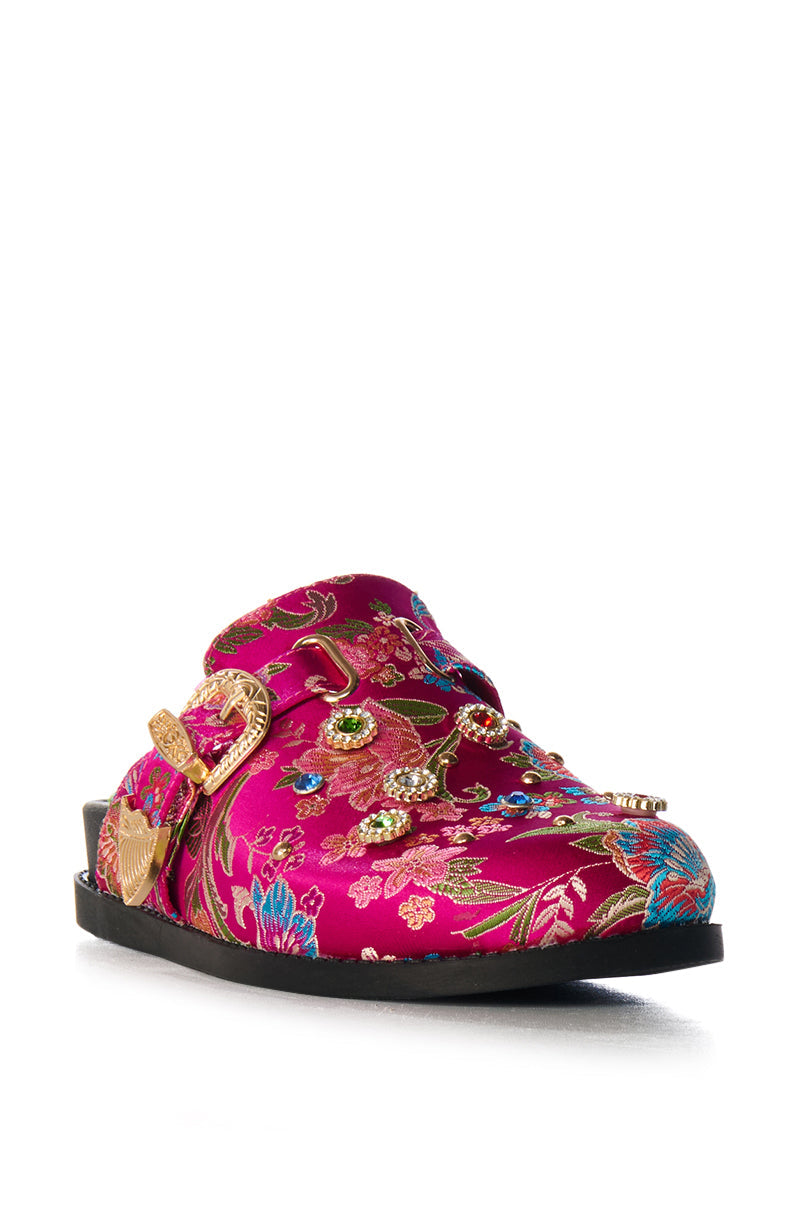 AZALEA WANG QUINBY BROCADE CLOG IN PINK