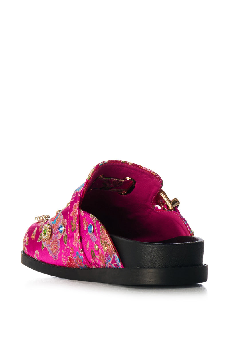 AZALEA WANG QUINBY BROCADE CLOG IN PINK