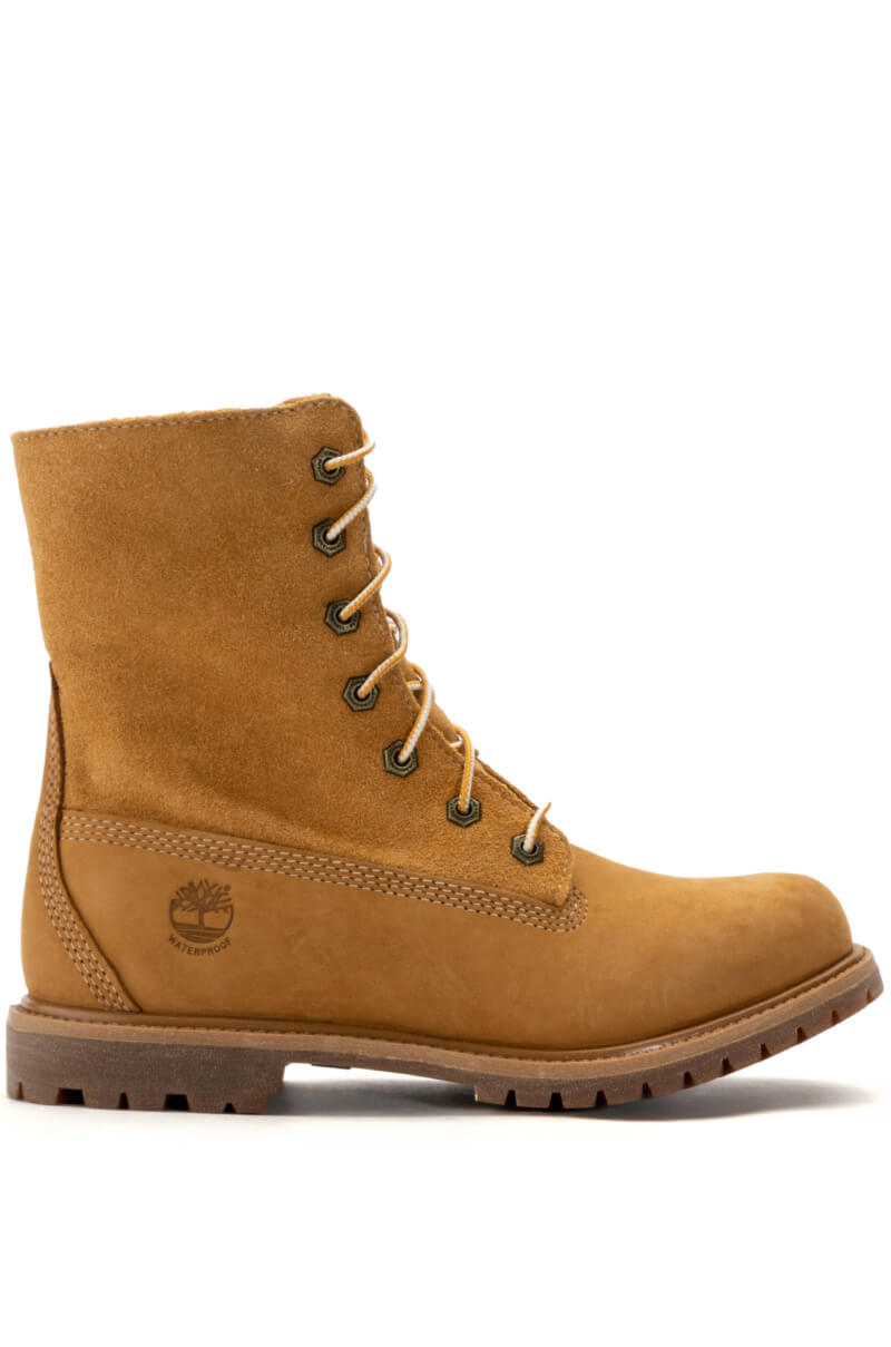 TIMBERLAND AUTHENTICS TEDDY FLEECE FOLD-DOWN BOOT IN WHEAT