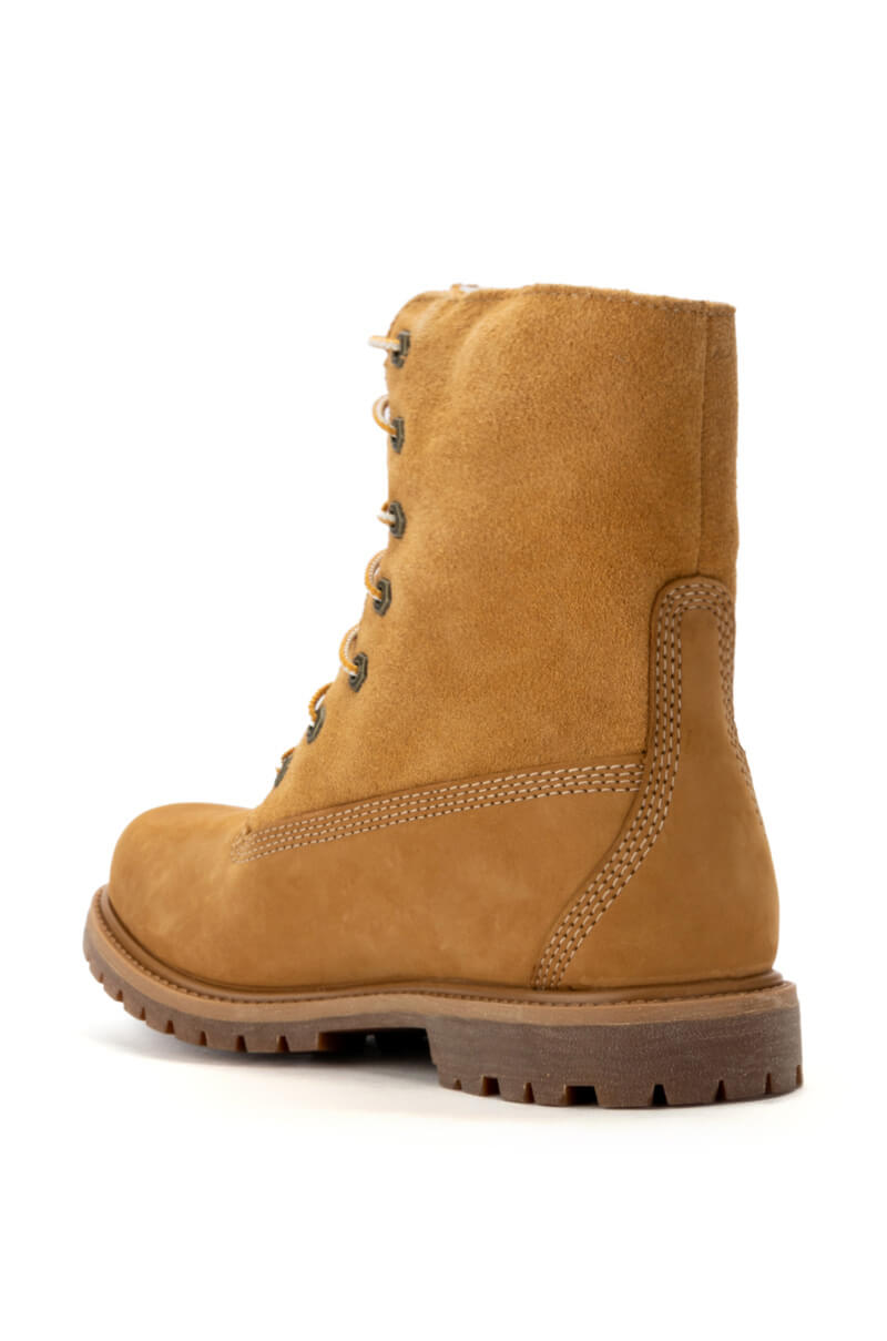 TIMBERLAND AUTHENTICS TEDDY FLEECE FOLD-DOWN BOOT IN WHEAT