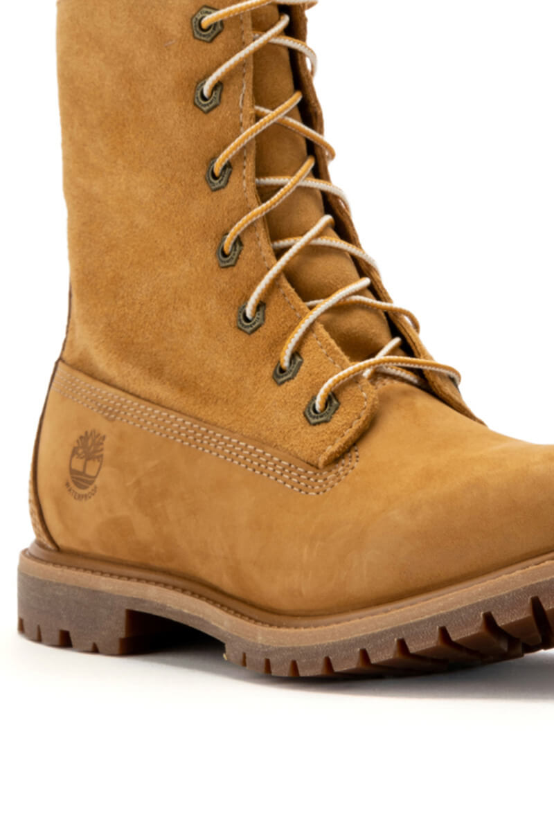 TIMBERLAND AUTHENTICS TEDDY FLEECE FOLD-DOWN BOOT IN WHEAT